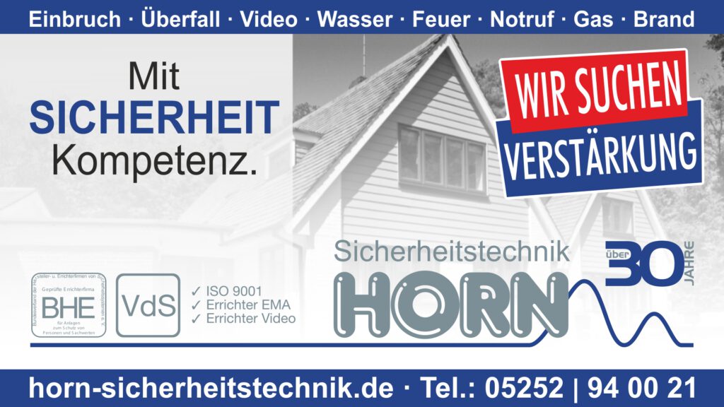 Sponsor Horn Sicherheitstechnik Logo für das Web